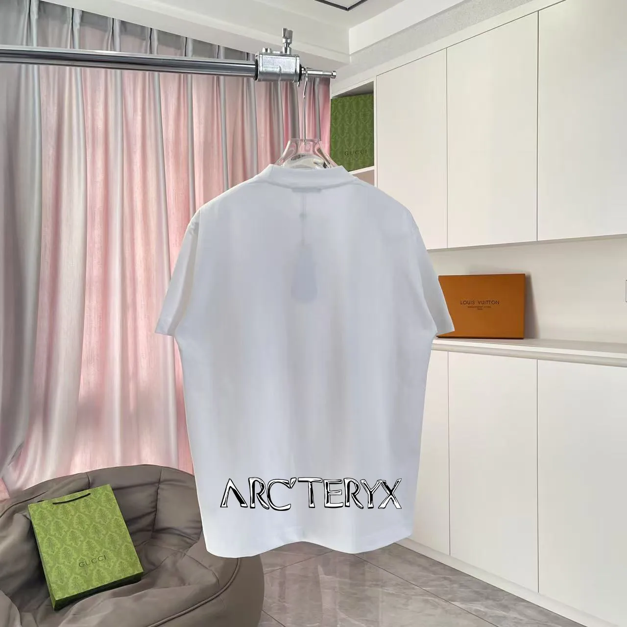 ARC'TERYX* 2025 New Arrival logo t g Same Style Size：S M L XL XXL ：Black White Purple Gray